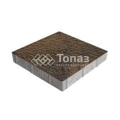 Тротуарная плитка Квадрат 300х300х60, арабская ночь с мраморной крошкой