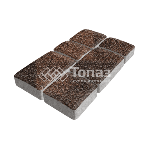 Тротуарная плитка Брук, сорренто с мраморной крошкой, 4 см