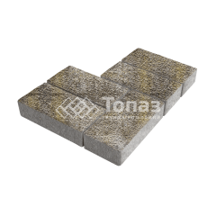 Тротуарная плитка 200х100х60, степь с гранитной крошкой