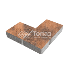 Тротуарная плитка Новый город, сомон, 8 см