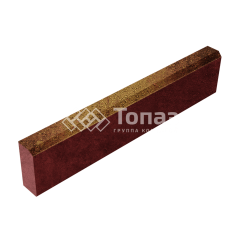 Камень бортовой БР 100.20.8, каир, красное основание