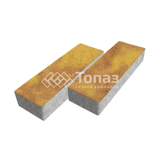 Тротуарная плитка 300х100х60, шафран