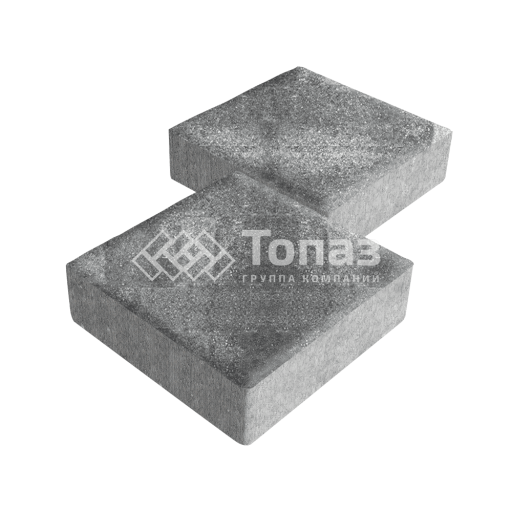 Тротуарная плитка Квадрат 200х200х60, антрацит