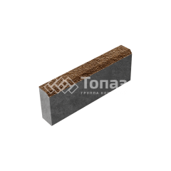 Камень бортовой БР 50.20.8, листопад с мраморной крошкой