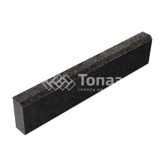 Камень бортовой БР 100.20.8, джафар черный, черное основание