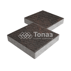 Тротуарная плитка Квадрат 500х500х70, кармен с гранитной крошкой