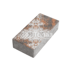 Тротуарная плитка 200х100х100, агат оранжевый