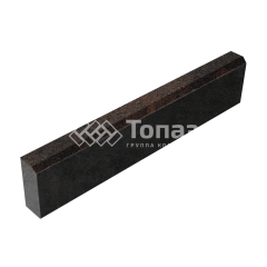 Камень бортовой БР 100.20.8, кармен, черное основание