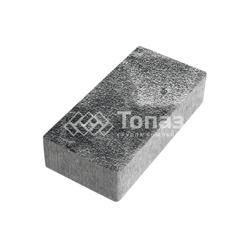 Тротуарная плитка 200х100х80, черно-белая с гранитной крошкой