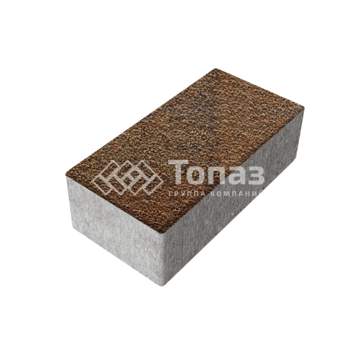 Тротуарная плитка 240х120х70, джафар оранжевый с гранитной крошкой