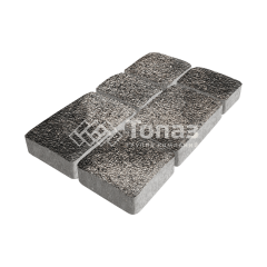 Тротуарная плитка Брук, агат коричневый с гранитной крошкой, 4 см