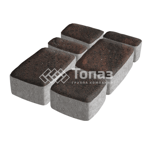 Тротуарная плитка Классико, кармен, 6 см