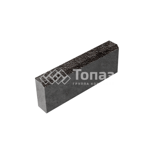 Камень бортовой БР 50.20.8, мокко с мраморной крошкой