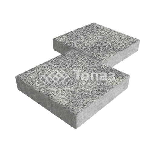 Тротуарная плитка Квадрат 300х300х60, аква с гранитной крошкой