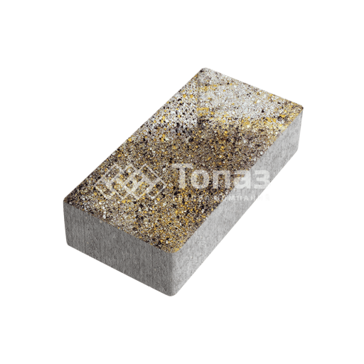 Тротуарная плитка 200х100х60, агат желтый