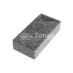 Тротуарная плитка 200х100х100, аляска черная