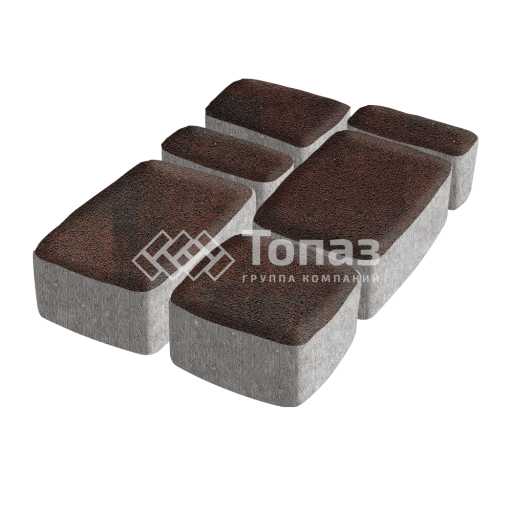Тротуарная плитка Классико, клинкер, 6 см