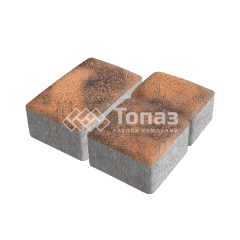 Тротуарная плитка Старый город, сомон, 6 см