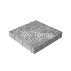 Тротуарная плитка Квадрат 400х400х60, аква с гранитной крошкой