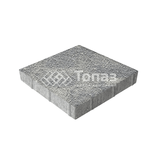 Тротуарная плитка Квадрат 400х400х60, аква с гранитной крошкой