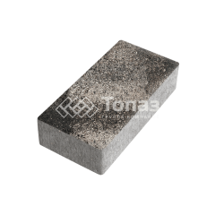 Тротуарная плитка 200х100х40, агат коричневый