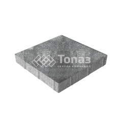 Тротуарная плитка Квадрат 400х400х60, антрацит