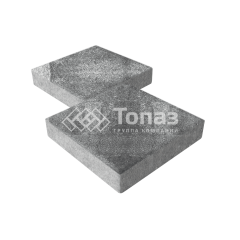 Тротуарная плитка Квадрат 400х400х60, антрацит