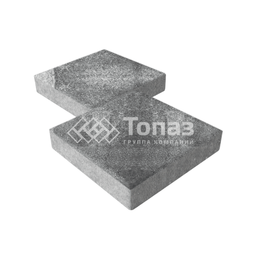 Тротуарная плитка Квадрат 400х400х60, антрацит