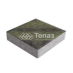 Тротуарная плитка Квадрат 200х200х40, янтарь с гранитной крошкой