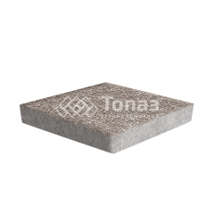 Тротуарная плитка Ромб, сахара с гранитной крошкой, 6 см