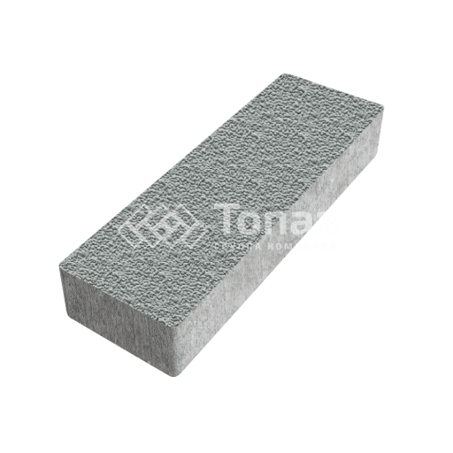 Тротуарная плитка 300х100х60, серая с мраморной крошкой