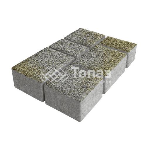 Тротуарная плитка Лэндхаус, меланж с мраморной крошкой, 4 см