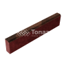 Камень бортовой БР 100.20.8, сорренто, красное основание