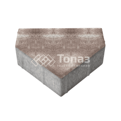 Тротуарная плитка Тиара, авантюр, 6 см