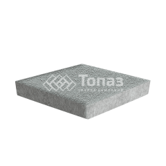 Тротуарная плитка Ромб, серая на камне, 6 см