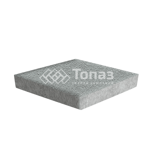 Тротуарная плитка Ромб, серая на камне, 6 см