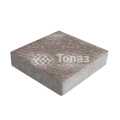 Тротуарная плитка Квадрат 200х200х60, авантюр с мраморной крошкой