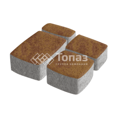 Тротуарная плитка Классико, листопад, 6 см