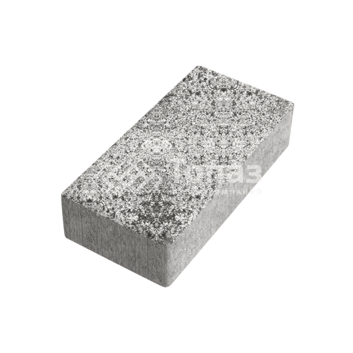 Тротуарная плитка 200х100х40, аляска белая