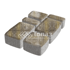 Тротуарная плитка Классико, степь, 4 см