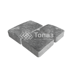 Тротуарная плитка Брук, антрацит с гранитной крошкой, 4 см