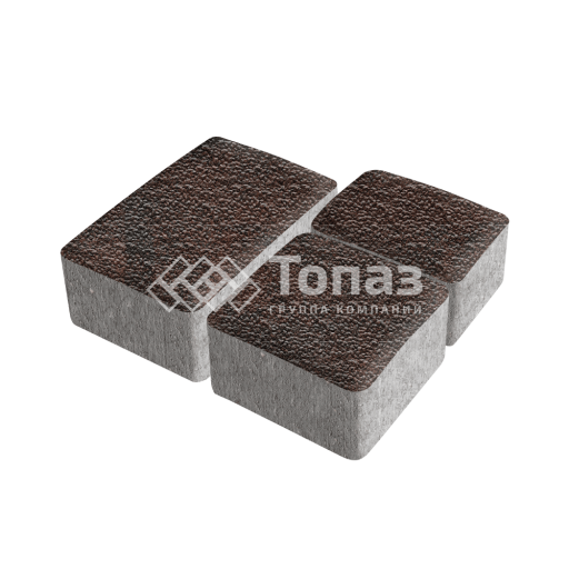 Тротуарная плитка Старый город, клинкер с мраморной крошкой, 6 см