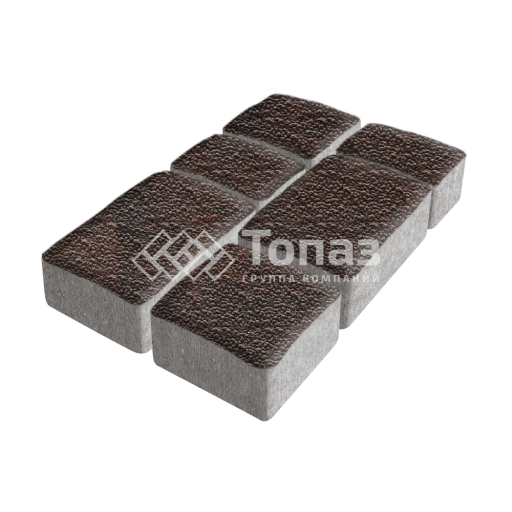 Тротуарная плитка Старый город, клинкер с мраморной крошкой, 6 см