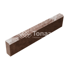 Камень бортовой БР 100.20.8, хаски, коричневое основание