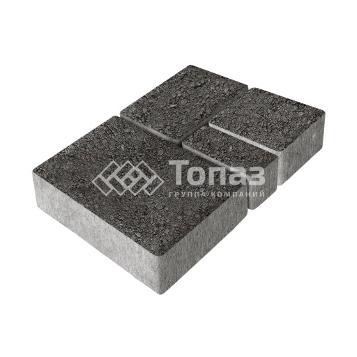 Тротуарная плитка Мюнхен, джафар черный, 4 см