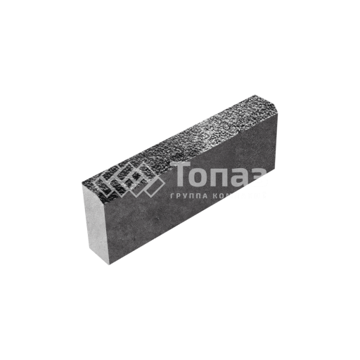 Камень бортовой БР 50.20.8, черно-белый с мраморной крошкой