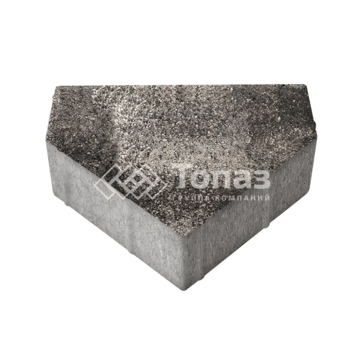 Тротуарная плитка Тиара, агат коричневый, 6 см