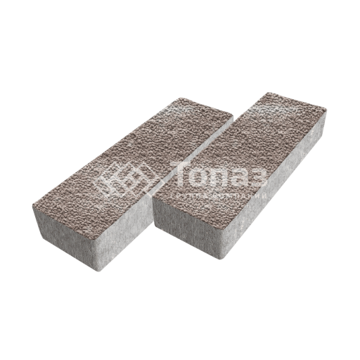 Тротуарная плитка 300х100х60, авантюр с мраморной крошкой