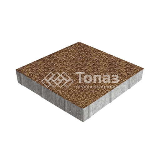 Тротуарная плитка Квадрат 300х300х60, листопад с мраморной крошкой