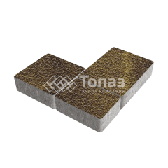 Тротуарная плитка Новый город, осень с мраморной крошкой, 8 см